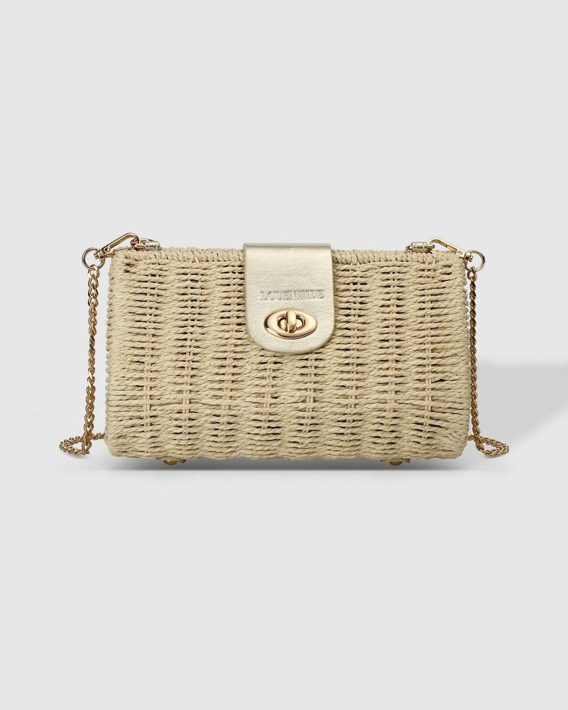 Ophelia Raffia Crossbody Bag