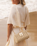 Ophelia Raffia Crossbody Bag