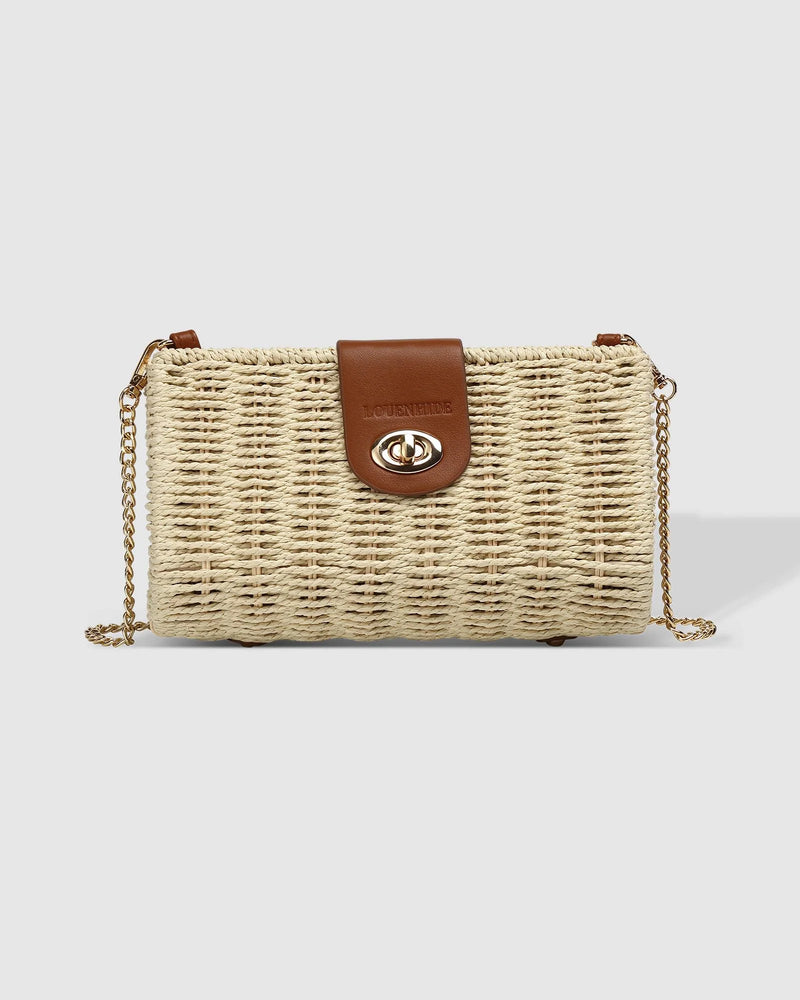 Ophelia Raffia Crossbody Bag