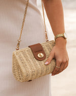 Ophelia Raffia Crossbody Bag