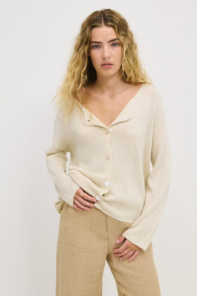 Chloe Cardigan - Natural