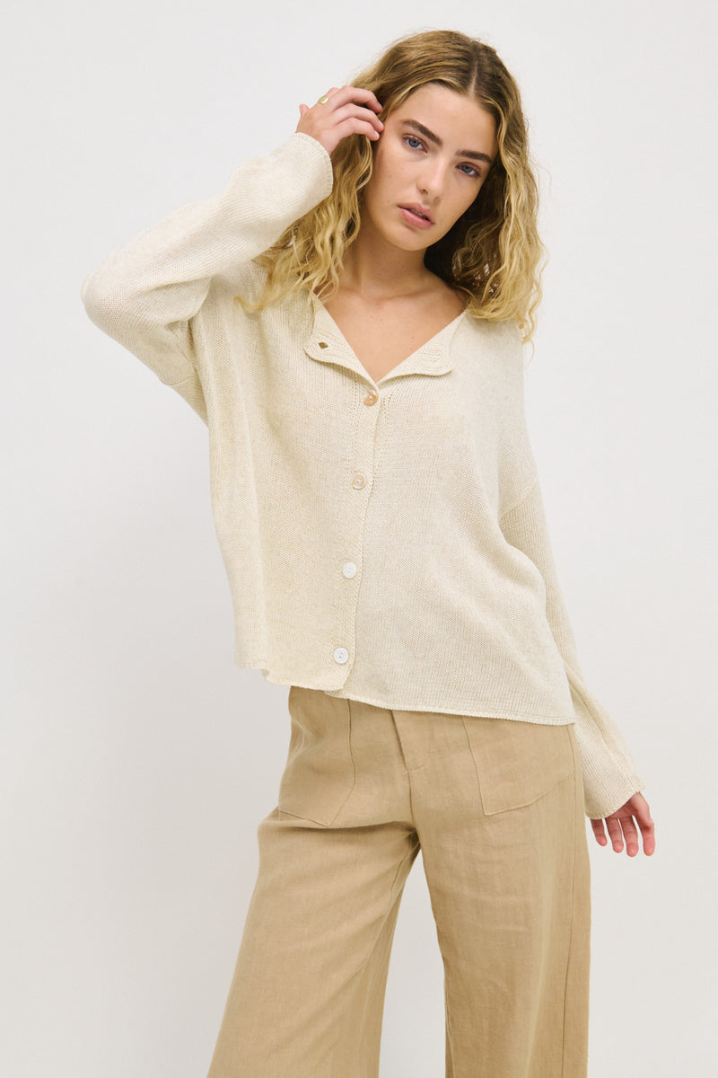 Chloe Cardigan - Natural