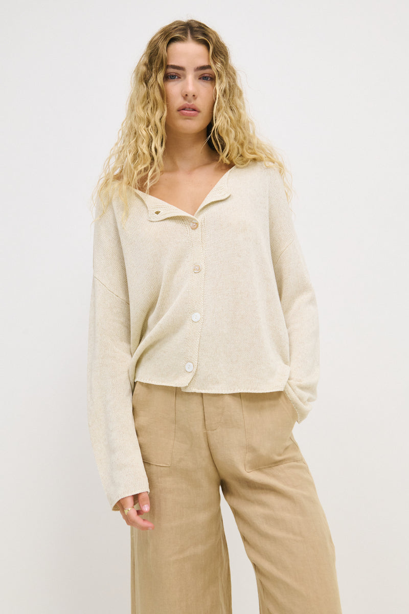 Chloe Cardigan - Natural
