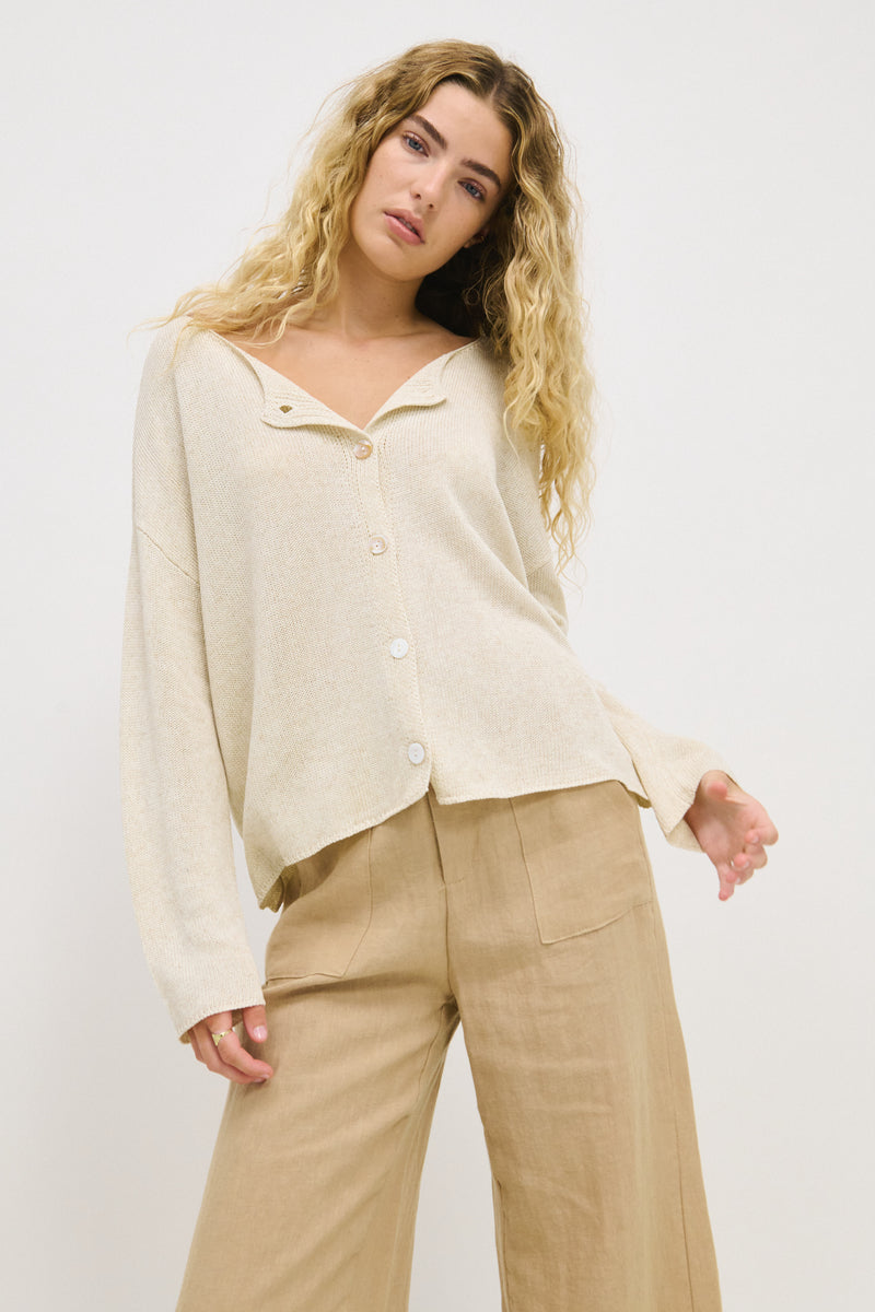 Chloe Cardigan - Natural