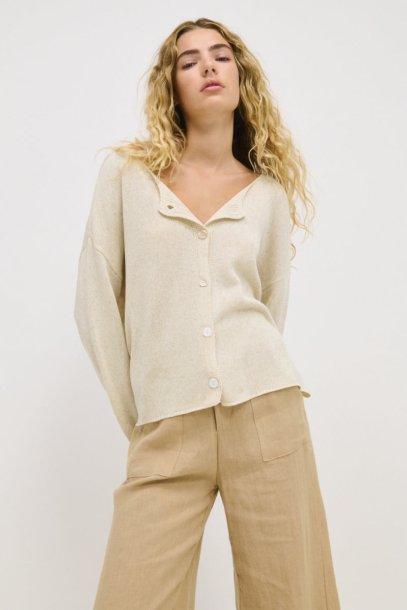 Chloe Cardigan - Natural