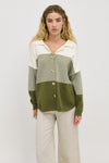 Stripe Knit Shirt - Khaki