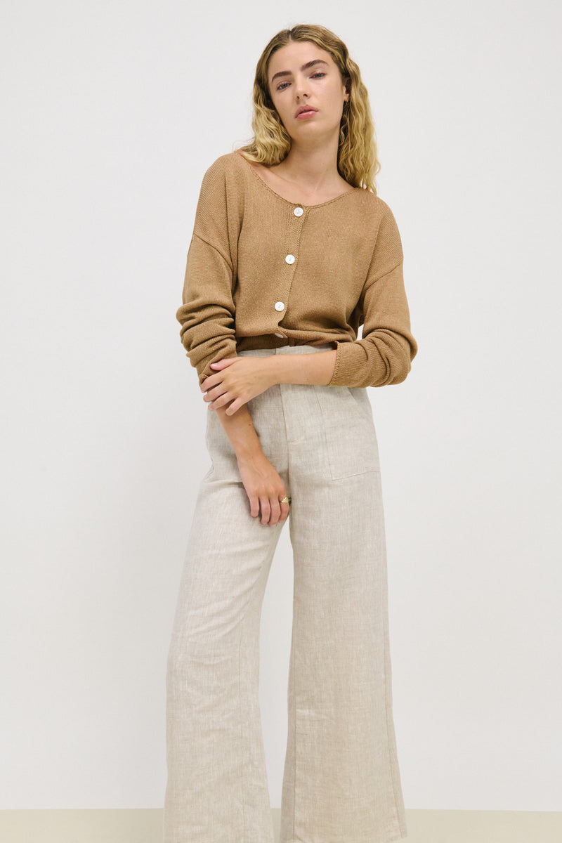 Chloe Cardigan - Taupe
