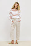 Minnie Top - Terracotta Stripe