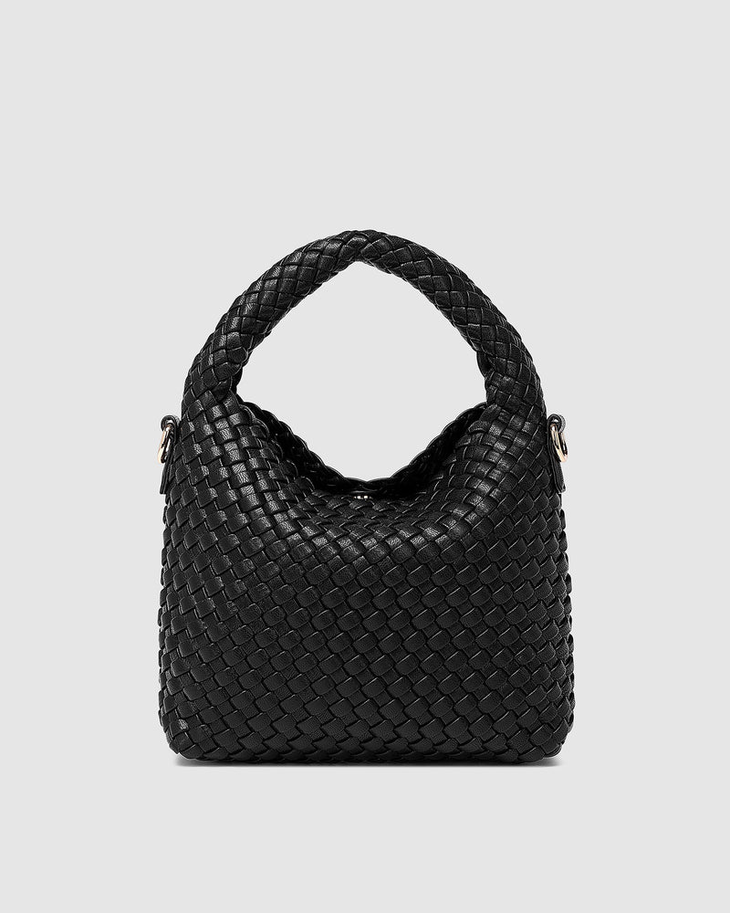 Gabby Mini Woven Shoulder Bag