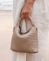 Gabby Mini Woven Shoulder Bag