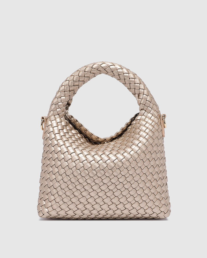 Gabby Mini Woven Shoulder Bag