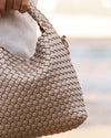 Gabby Mini Woven Shoulder Bag