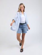 Carrie Shirt - Subdued Blue