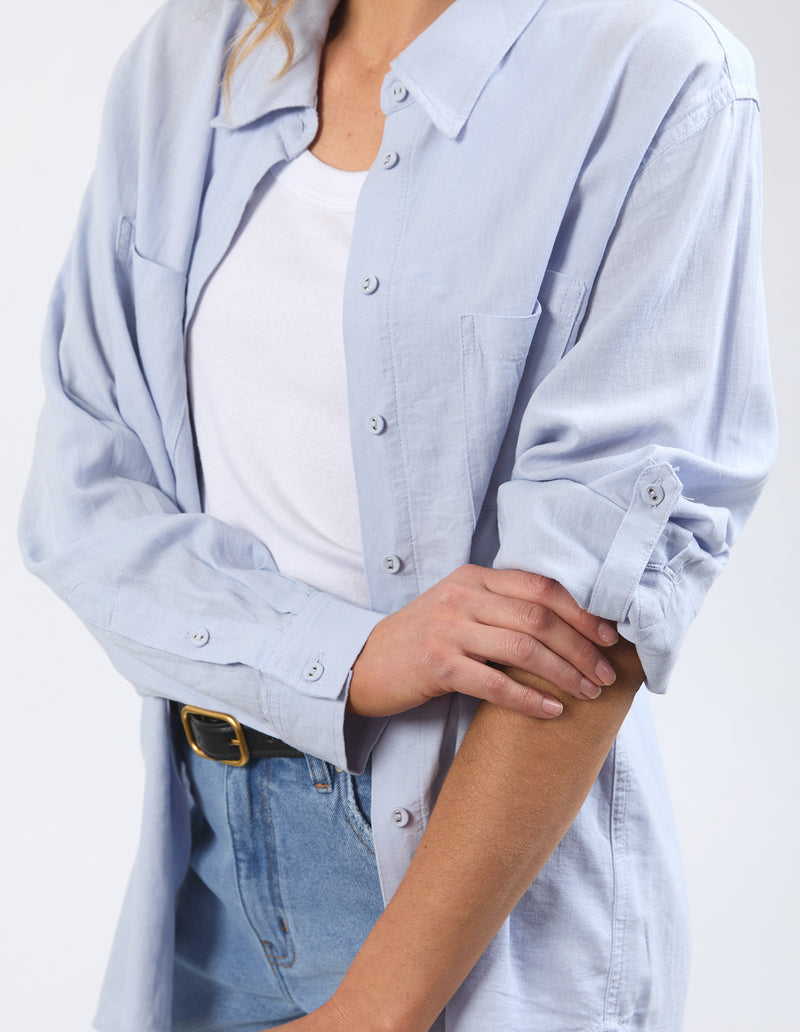 Carrie Shirt - Subdued Blue