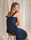 Lourdes Dress - Navy