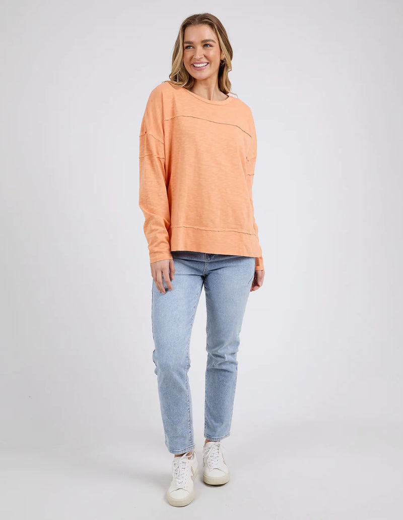 Jayne Throw on Top - Tangerine