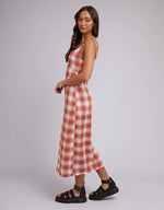 Harvey Check Maxi Dress