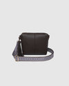 Kasey Crossbody Bag with Stripe Strap