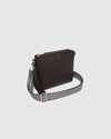 Kasey Crossbody Bag with Stripe Strap