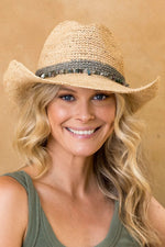 Castaway Raffia Cowboy Hat