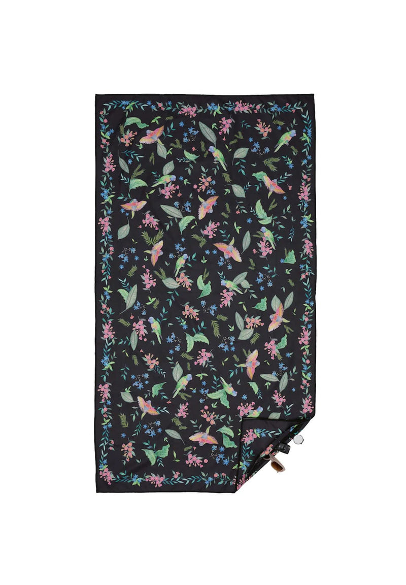 Large Sand Free Beach Towel - Birds in Paradise
