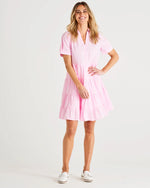 Estelle Shirt Dress - Pink