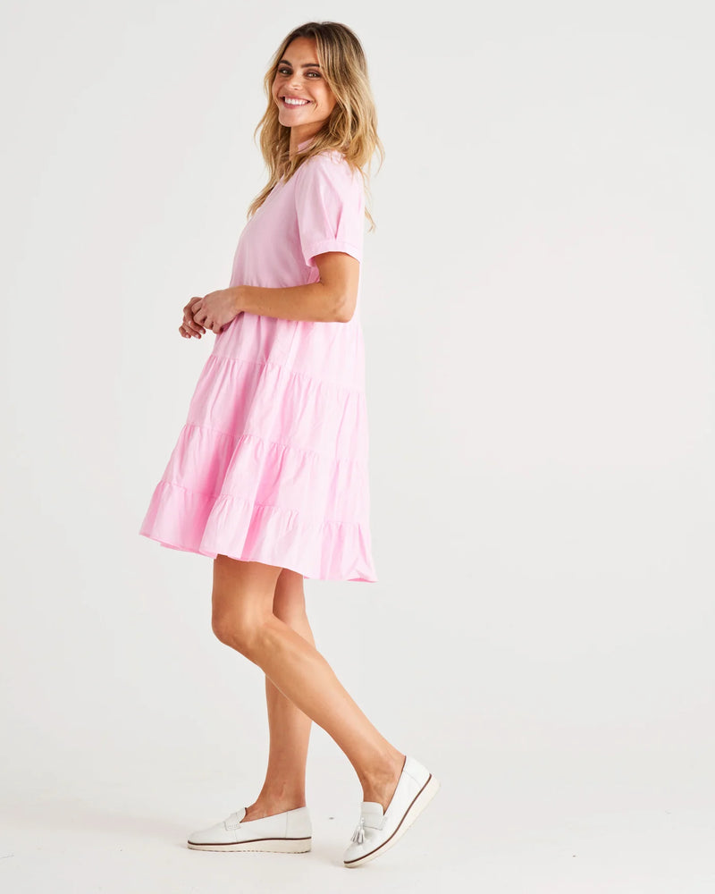 Estelle Shirt Dress - Pink