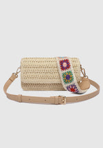 Freya Raffia Crossbody Bag