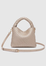 Gabby Mini Woven Shoulder Bag