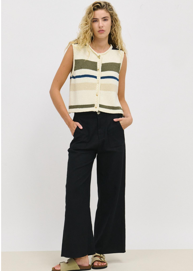 Stripe Raya Vest