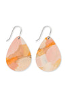 Kiasmin 2 Sunset Iconic Tear Drop Earrings