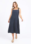 Lourdes Dress - Navy