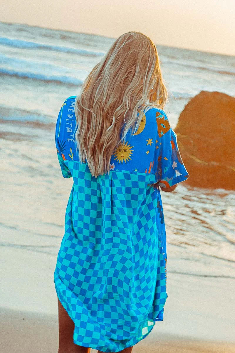 Love Peace Art Shirt Dress