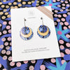 Azeza Possum Dreamtime Three Circle Hoop Earrings