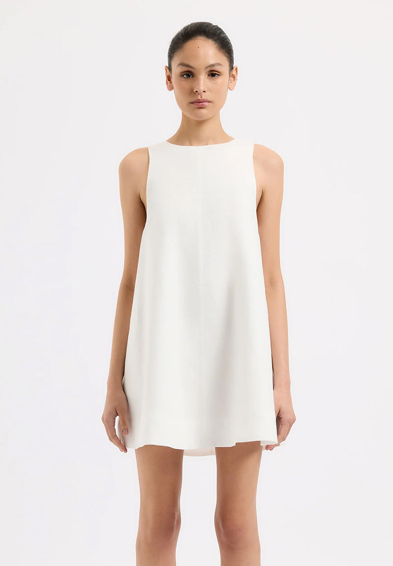 Nemi Linen Dress - White