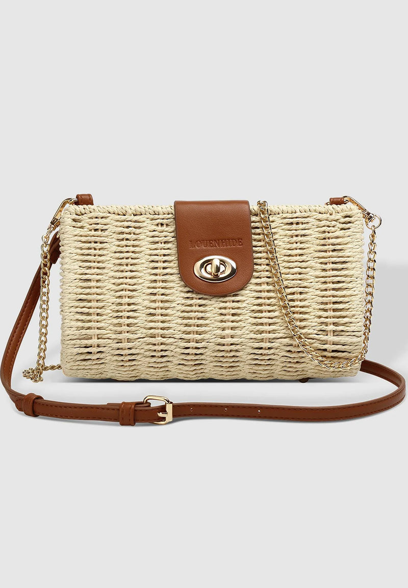 Ophelia Raffia Crossbody Bag