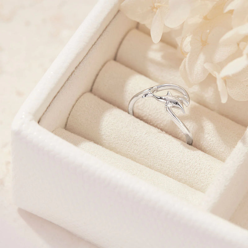 Gliding Dolphin Ring