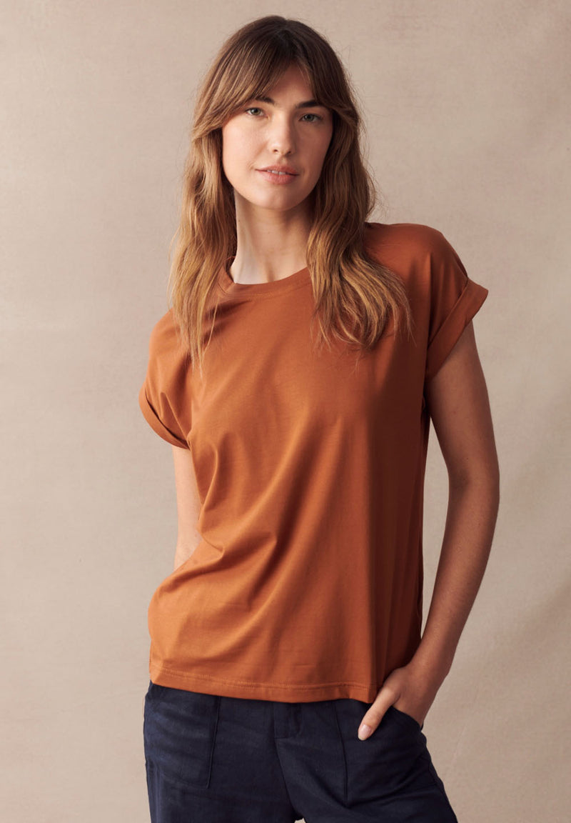 Rhodes Tee - Rust