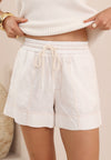 Ramie Shorts - Ivory