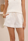 Ramie Shorts - Ivory