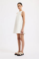 Nemi Linen Dress - White