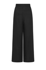 Thilda Linen Culotte - Black