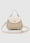 Sandy Raffia Crossbody Bag