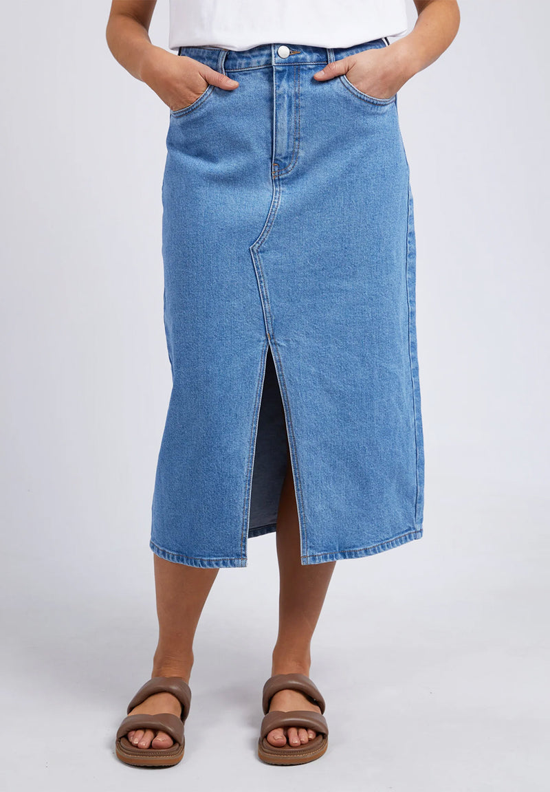 Scout Midi Skirt - Light Blue