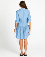 Willow Shirt Dress - Blue Wash