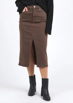 Scout Midi Skirt - Chocolate