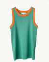 Ria Tank - Aqua / Orange