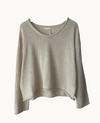 Scoop Neck Knit - Natural