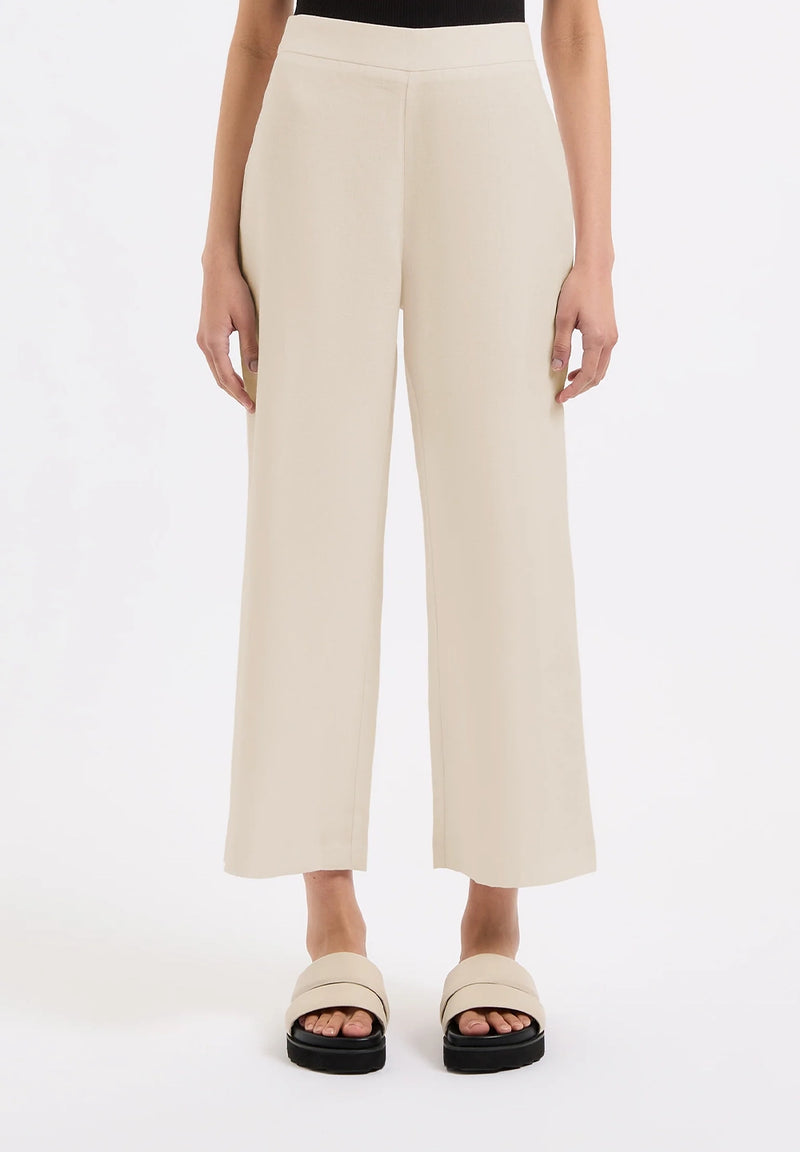 Thilda Linen Culotte - Natural