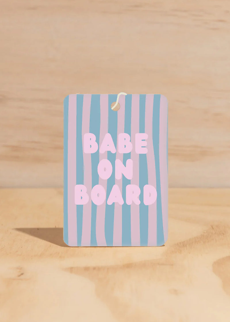 Babe On Board - Air Freshener